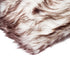 2' X 3' Black Faux Sheepskin Animal Print Washable Area Rug